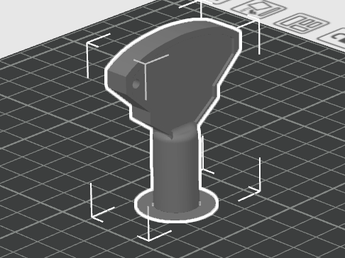 D-profile triangle key ~7,5 mm