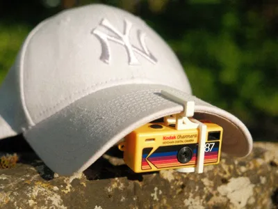 Kodak Charmera mount cap like a GoPro (action cam)