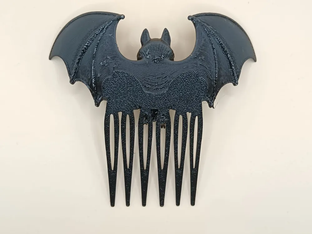 Bat Hair Comb - Free 3D Print Model - MakerWorld