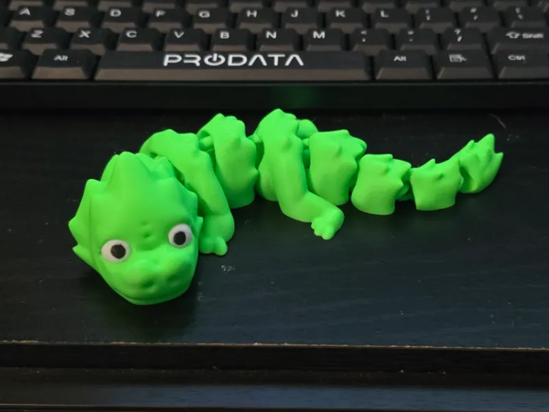 Articulated Baby Dragon - By EpicFantasy3D