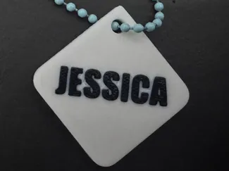 NFC Keychain with Customizable Name