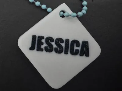 NFC Keychain with Customizable Name
