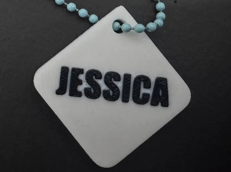 NFC Keychain with Customizable Name