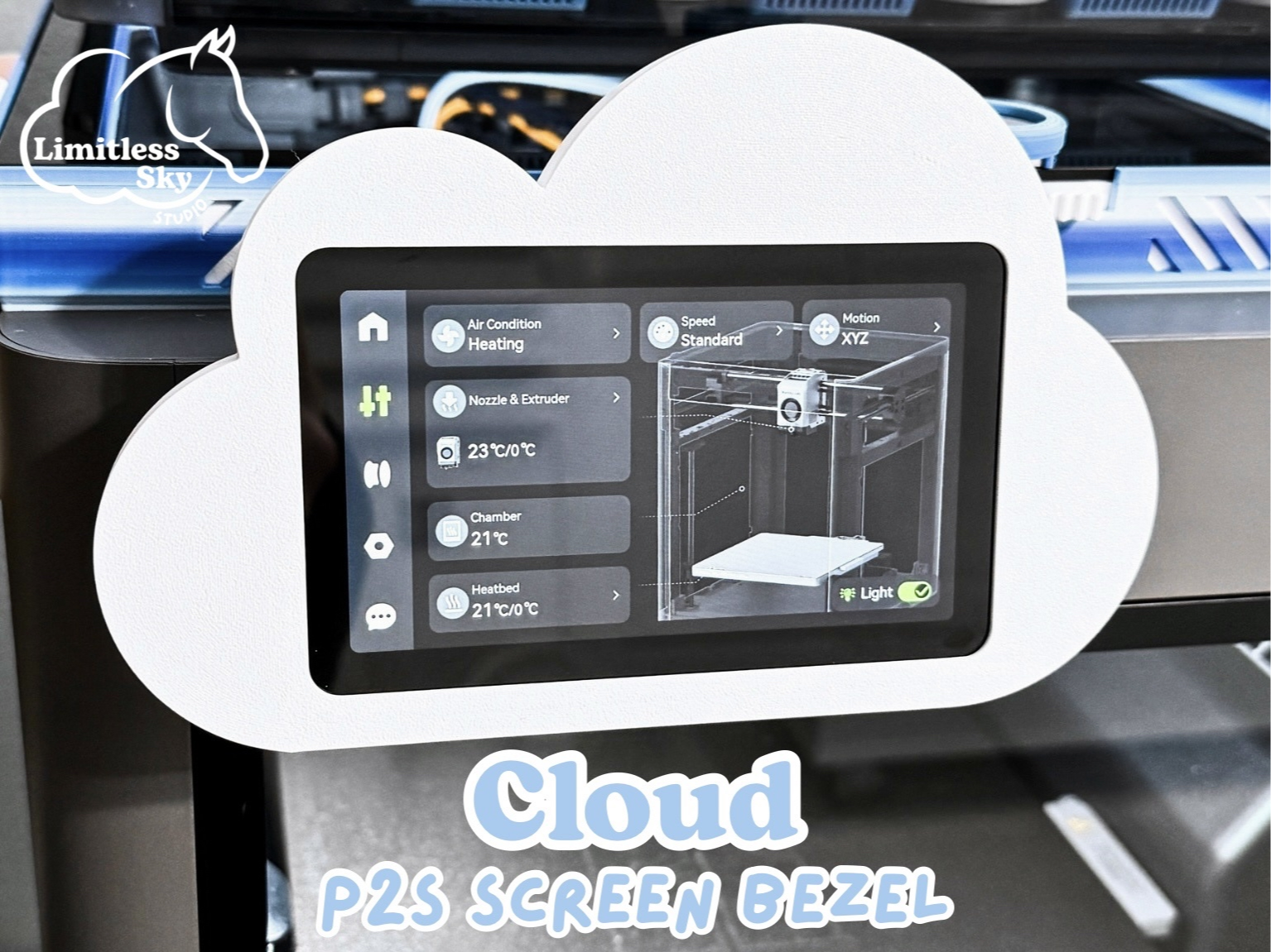 P2S Cloud Screen Bezel