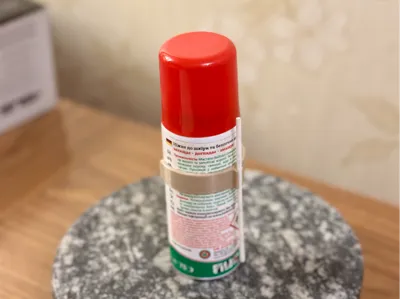 Tube clip for a small Ballistol can 
