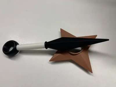 Naruto Kunai + Shuriken Two-piece Toy Set, Part Printing