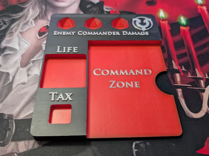 MTG Vampiric Command Zone - Top Loader Friendly