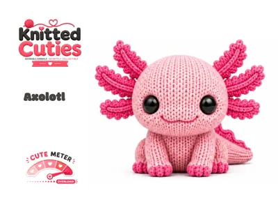 Knitted Cuties | Axolotl