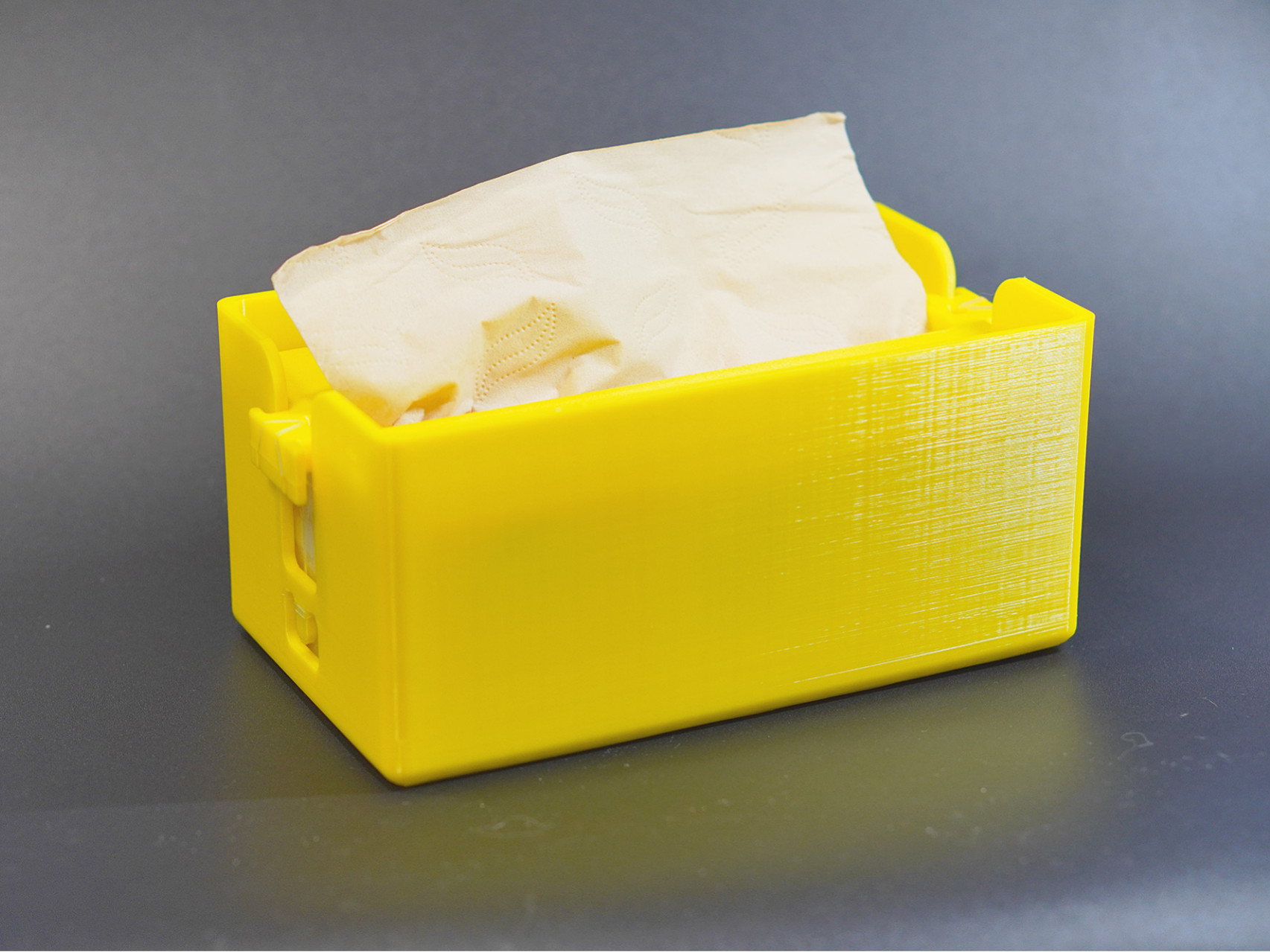 Miniatura 1 do modelo 3D 简洁自动下沉纸抽盒