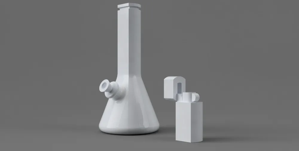 Dummy 13 Bong and Lighter - Free 3D Print Model - MakerWorld