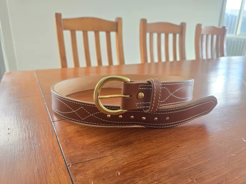 Fancy Gunslinger Belt stitch template