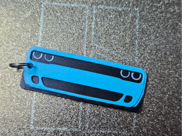 Dodge Challenger Keychain