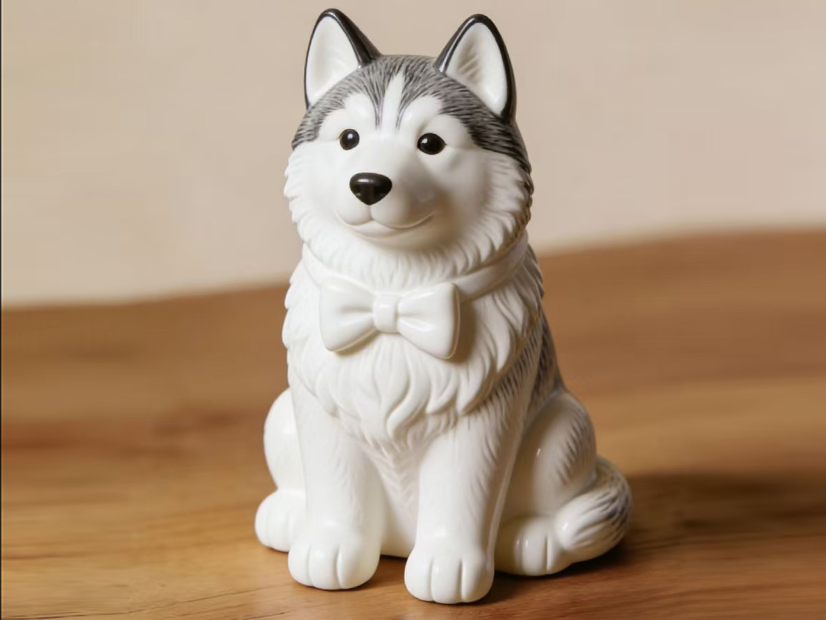 Miniatura 7 do modelo 3D 领结狗狗 | 桌面摆件
