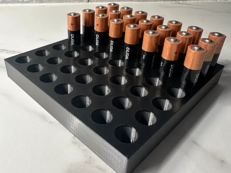 AA battery holder simple design