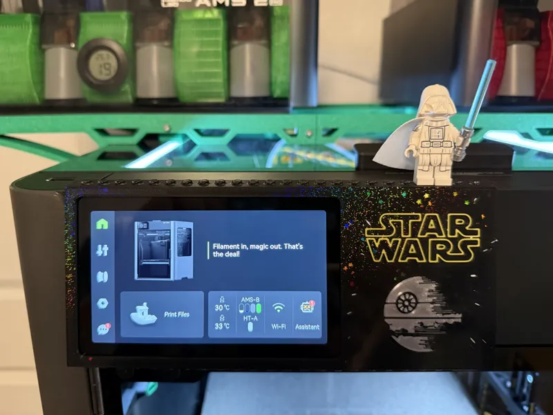 H2 Series Brick Display Frame - Death Star