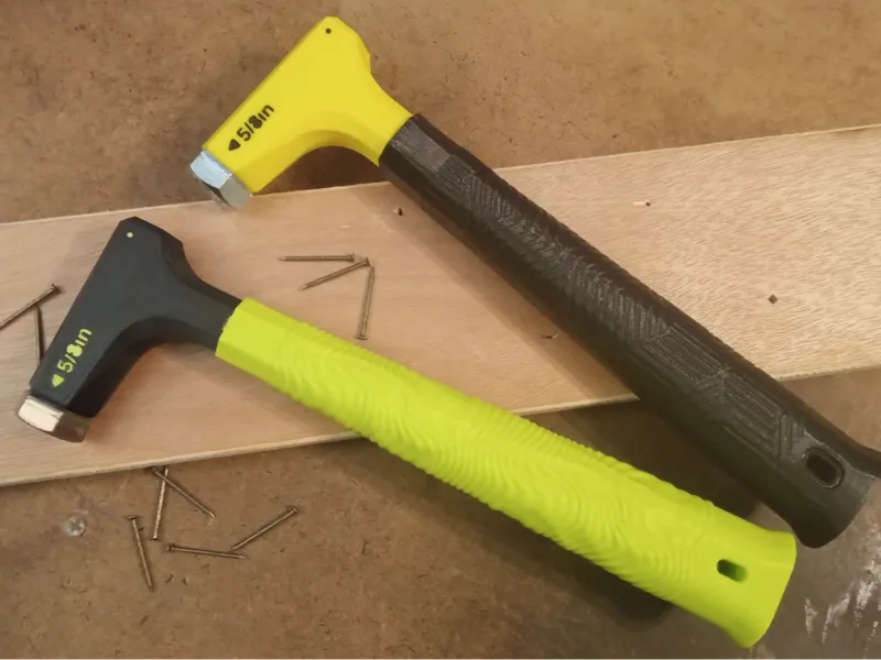 Light Duty Hammer (Metal/3D Bolts, TPU Grips)