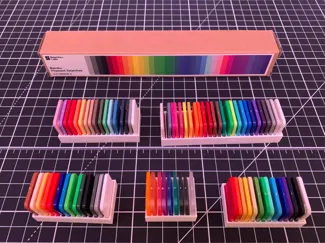 Holder for Bambu Filament Swatches