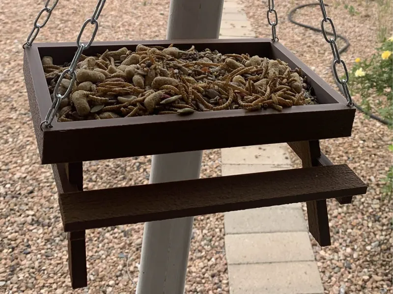Picnic Table style bird feeder