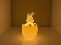 Veilleuse LED lapin dans un œuf — photo 2