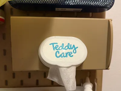 Pampers Wet Wipe Dispenser for Skadis (Side-Load)