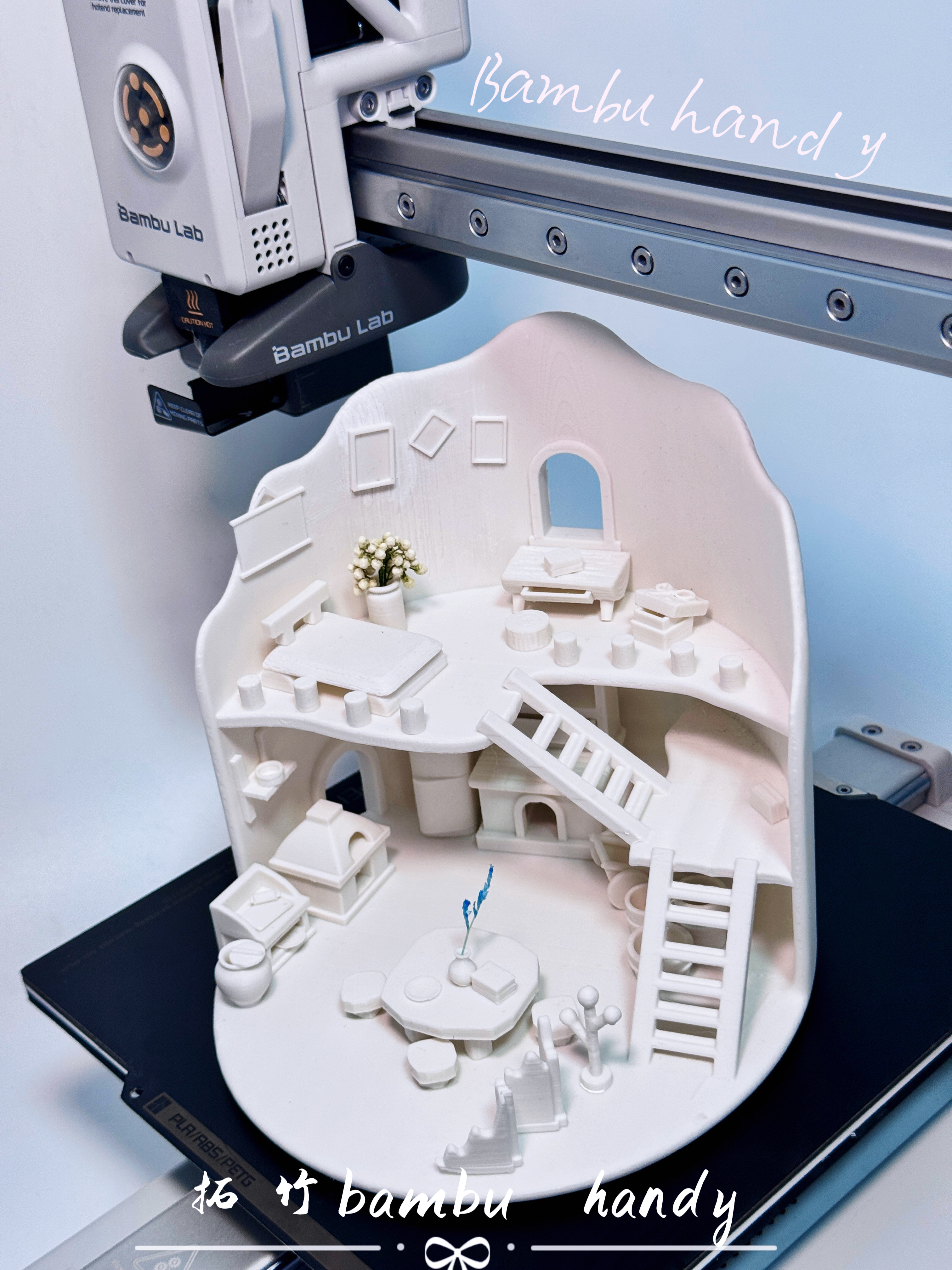 Miniatura 6 do modelo 3D 《迷你树屋》小屋 微缩房子 迷你世界 小别墅 礼物 装饰品