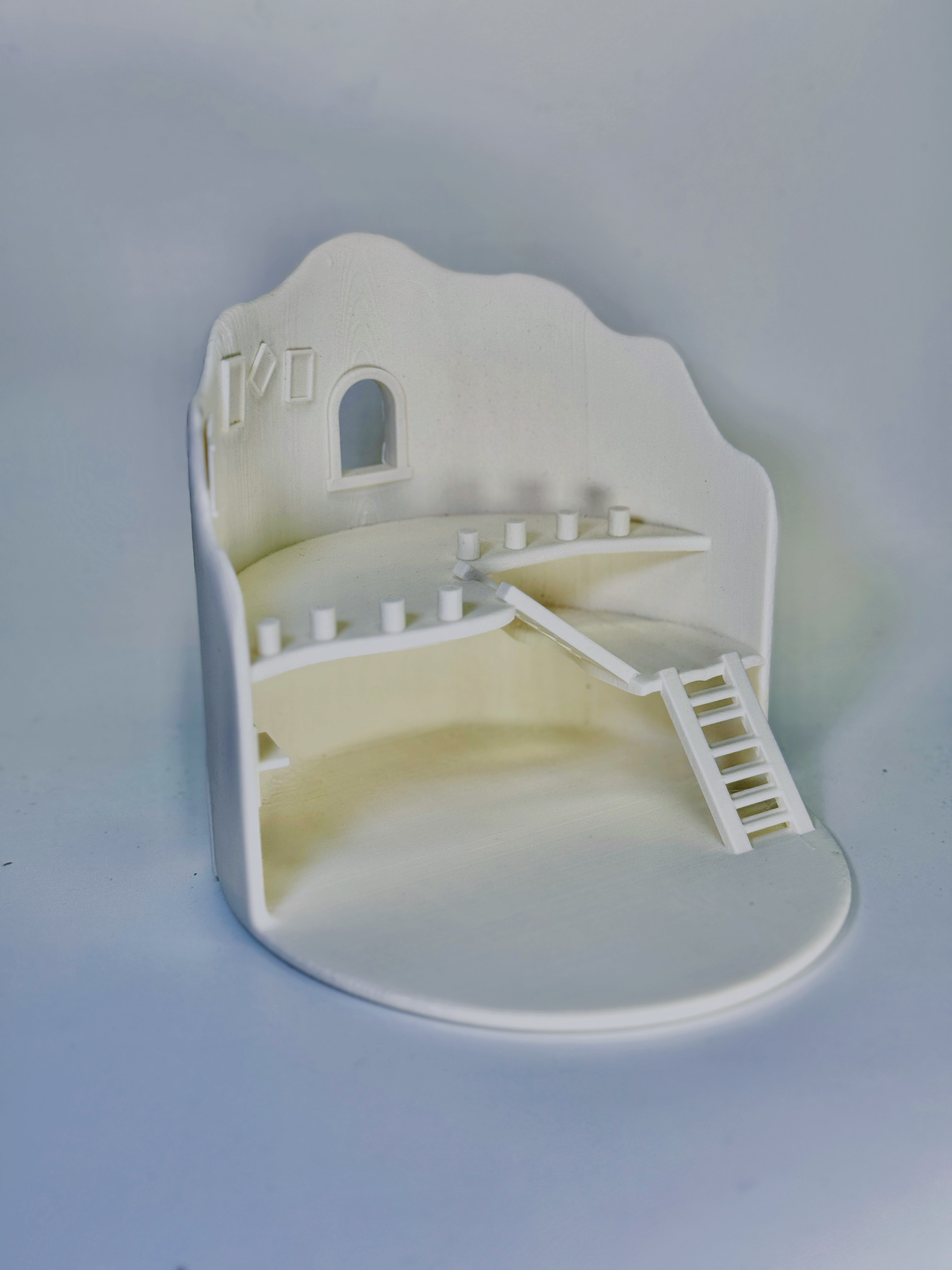 Miniatura 2 do modelo 3D 《迷你树屋》小屋 微缩房子 迷你世界 小别墅 礼物 装饰品