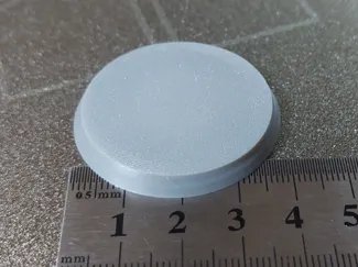 40mm Round Miniature Base | FDM| Support Free