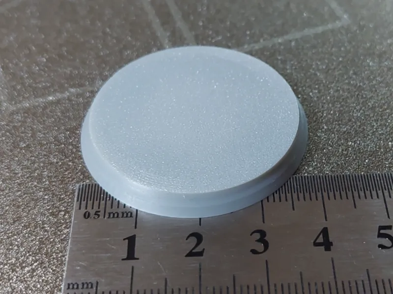 40mm Round Miniature Base | FDM| Support Free