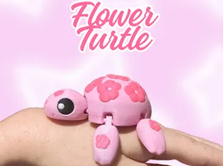 Flower Flexi Turtle