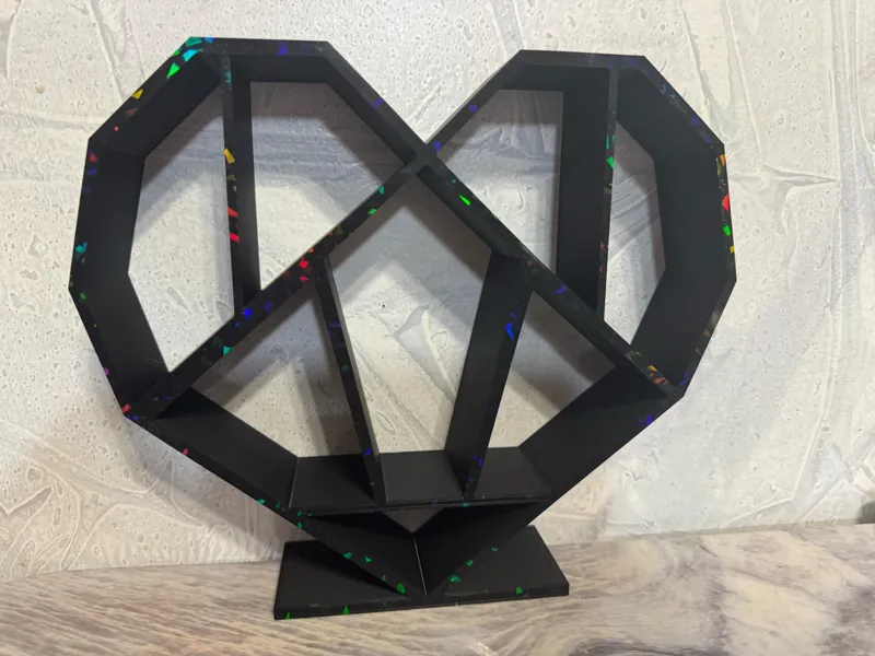 Heart Shaped Display Shelf