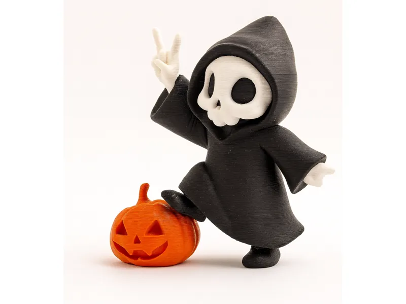 Kawaii Parca con Calabaza | Halloween Espeluznante