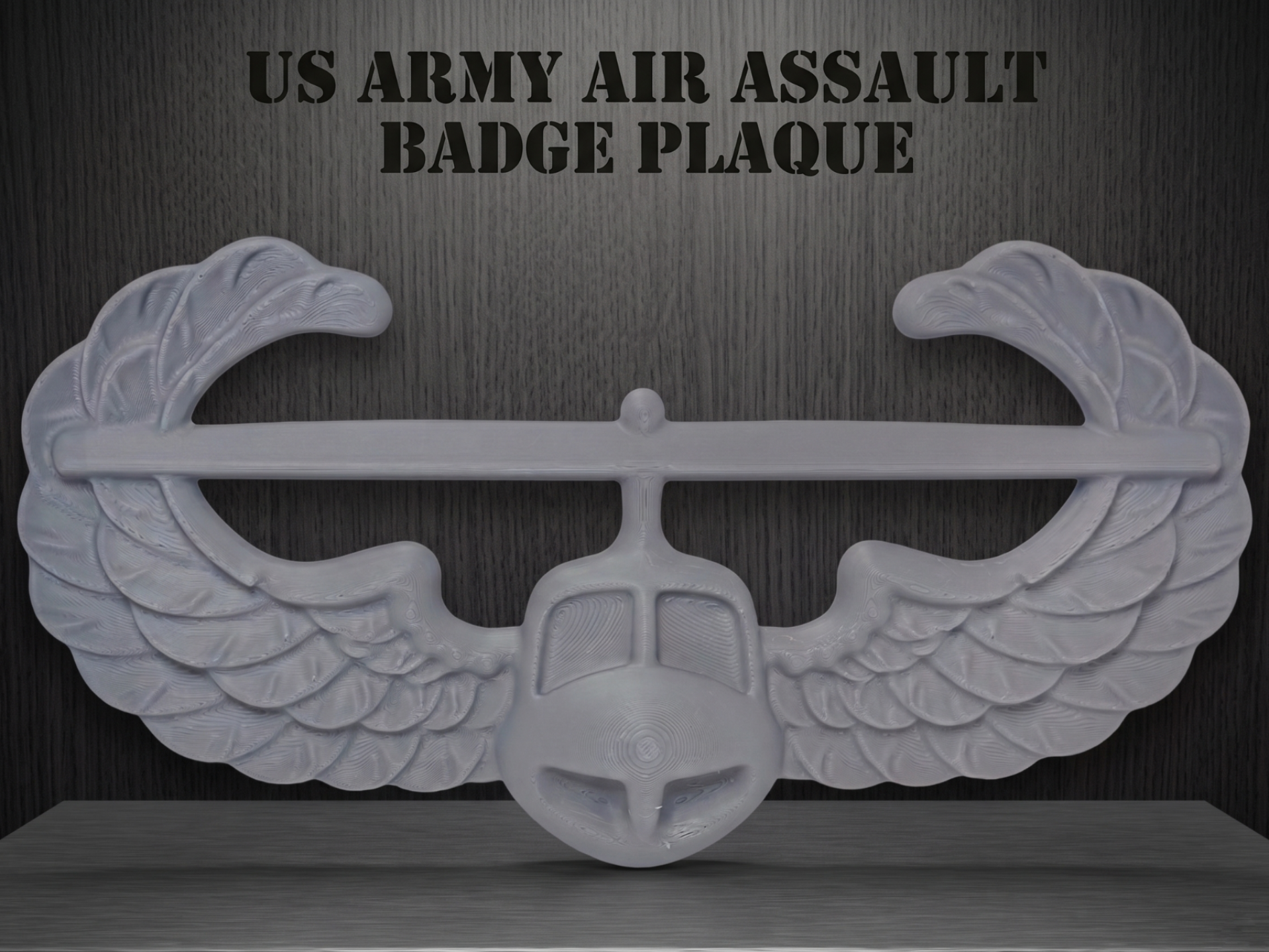 US Army Air Assault Badge Plaque