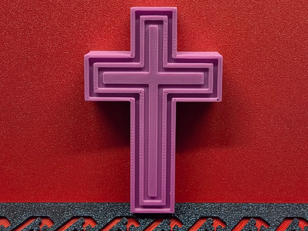 Simple Christian Cross – Quick Easy Print 