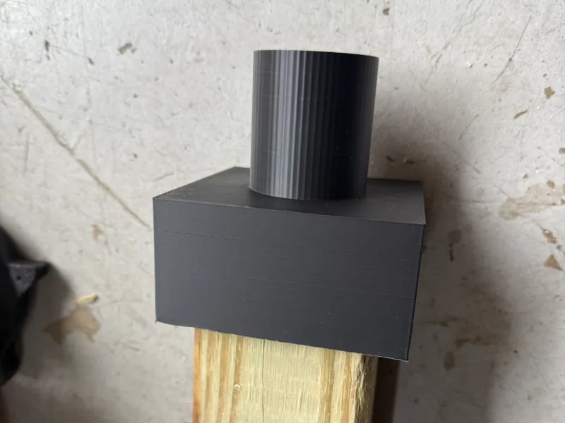 Delta Table saw leg adapter to 4"x4" post