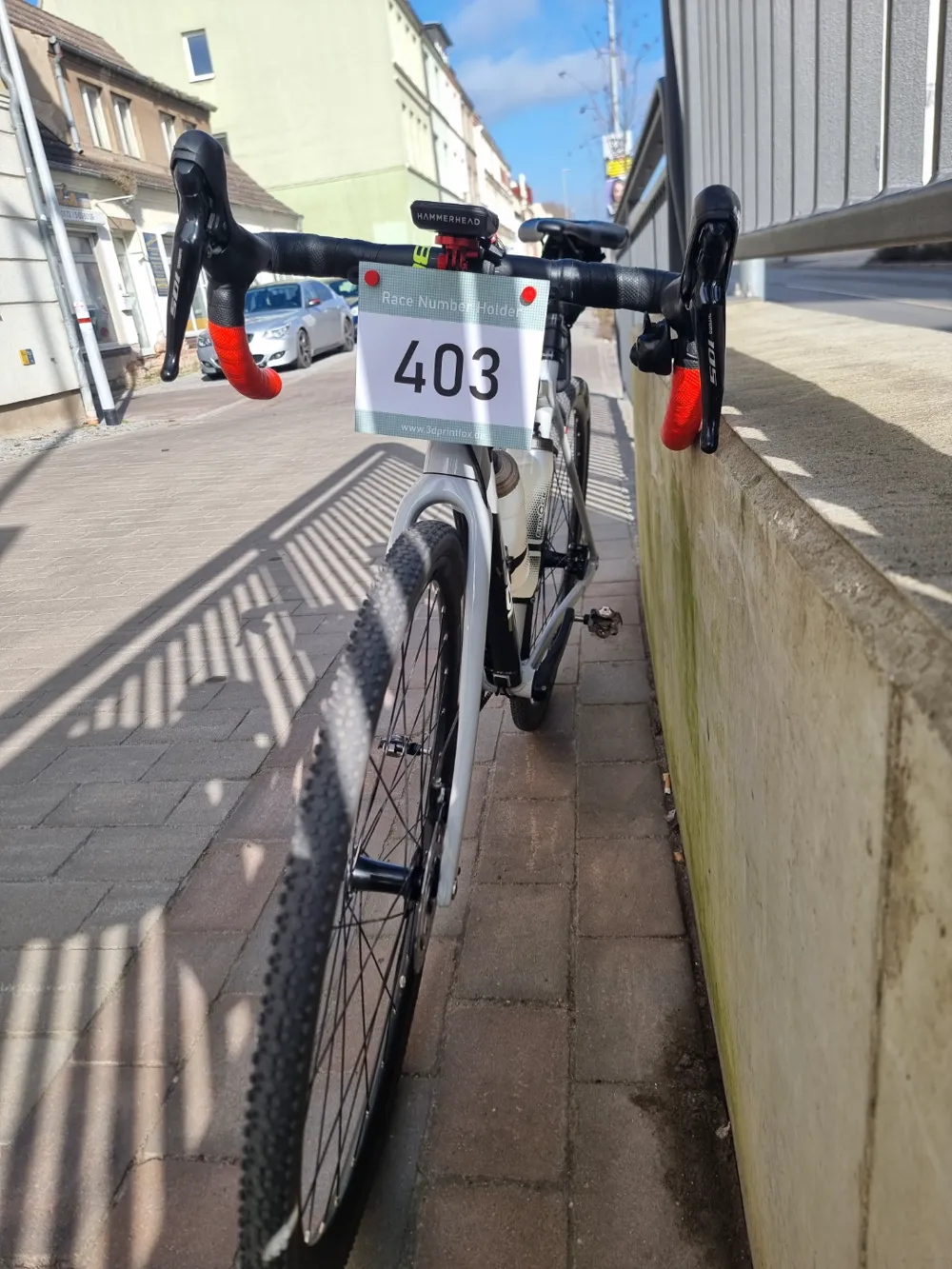 Race Number Holder Gravel Road Bike Race Number - Free 3D Print Model ...