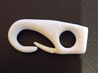 Haken mit Sicherung