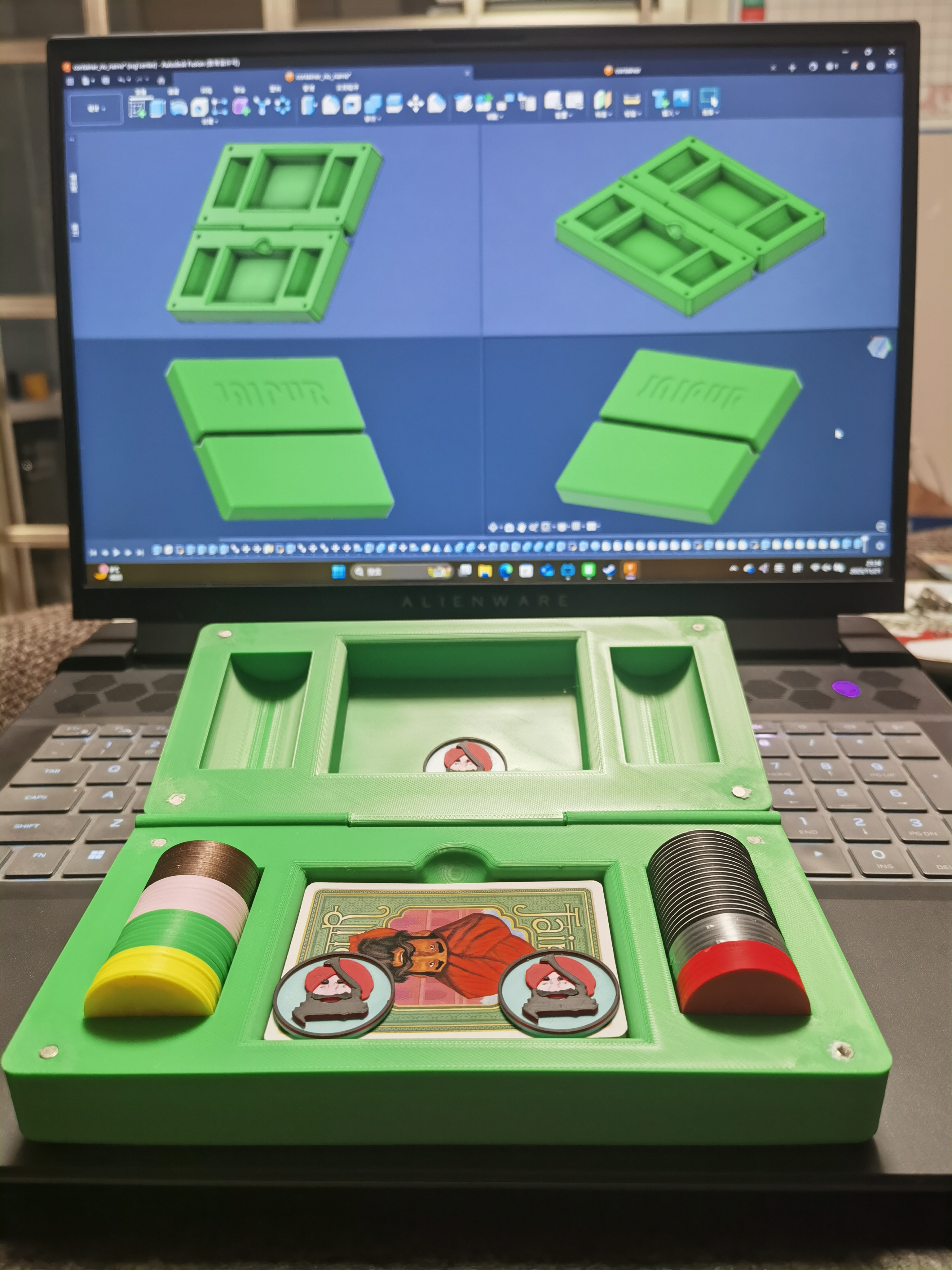 Miniatura 9 do modelo 3D 斋普尔 Jaipur 简单好玩的双人桌游，全新质感Token + 一体式收纳盒，需双色打印