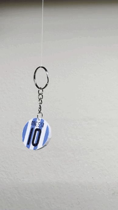 Lionel Messi Ball Keychain - Argentina