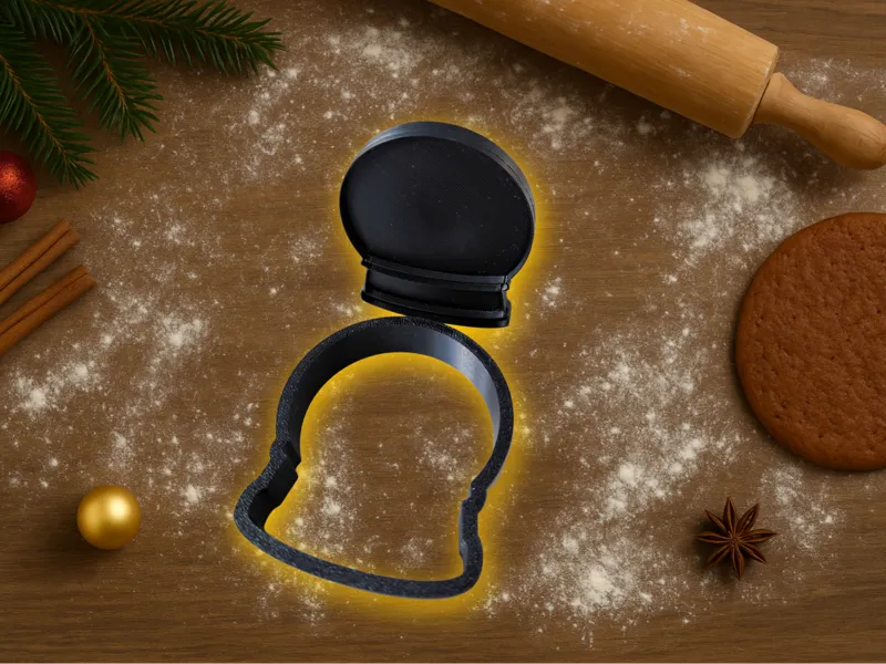 Keksausstecher Schneekugel Weihnachten