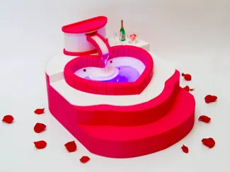 Valentine's Day Sensory Jacuzzi