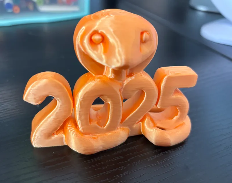 2025 Year of the Snake solid color