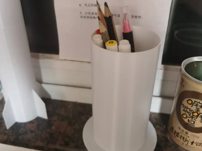 参数化带底座圆筒、杯子、盖子、笔筒、欧乐B牙刷除霉器