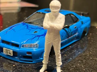 1/24比例人物模型赛车手