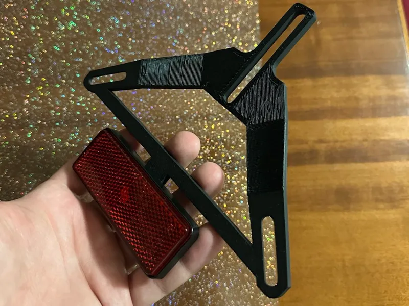 Plate holder extender for EU plates
