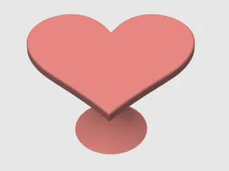 Heart cake stand