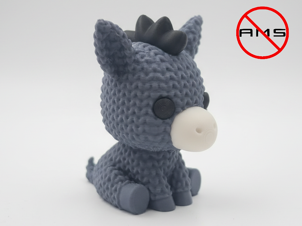Knitted Donkey / NO AMS