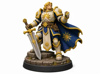 Sir Cedric Brightward, Paladin (Multicolor Mini)