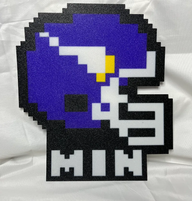 Minnesota Vikings Tecmo Super Bowl Light Box