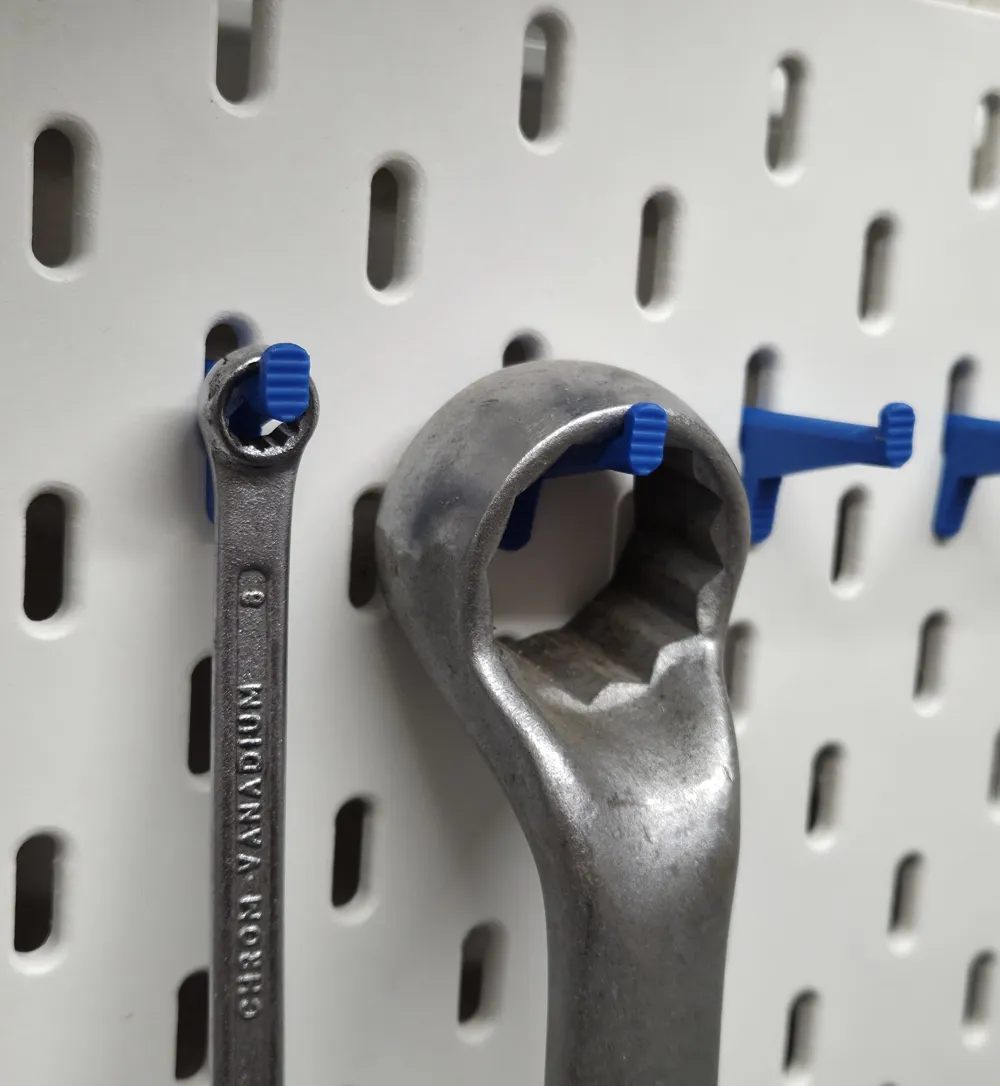 Universal Design Learning Model Strong Universal Hook for IKEA Skådis Pegboards - Free 3D Print Model ...