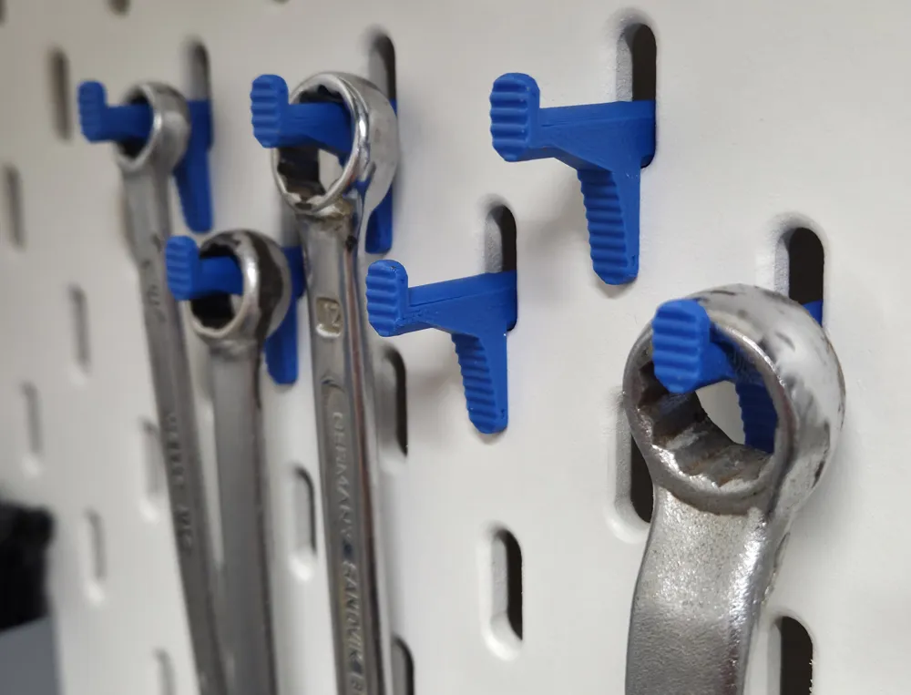 Universal Design Learning Model Strong Universal Hook for IKEA Skådis Pegboards - Free 3D Print Model ...